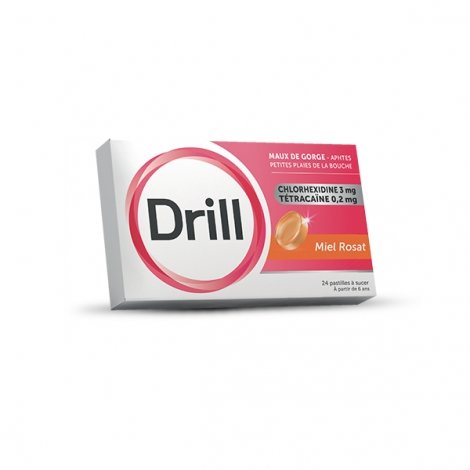 Drill Miel Rosat 24 Pastilles à sucer pas cher, discount