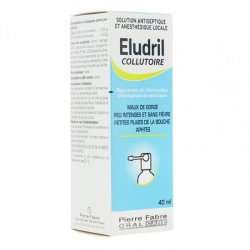 Eludril Collutoire Solution Antiseptique Et Anesthésique Locale 40ml