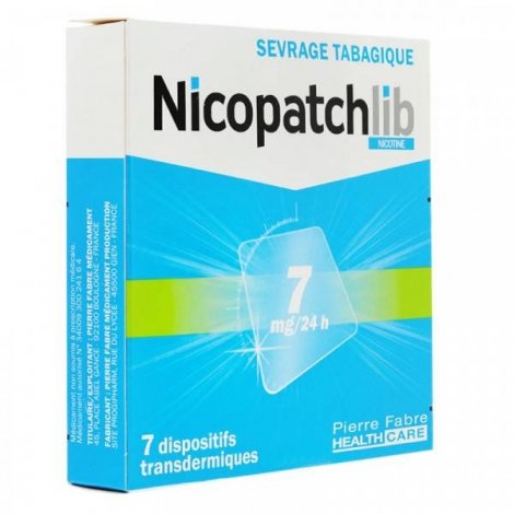Nicopatch 7 mg/24h 7 Patchs pas cher, discount