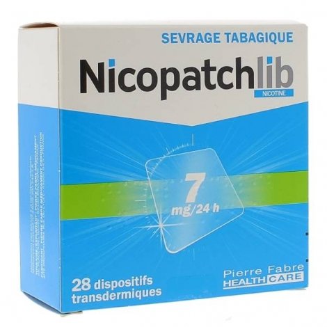 Nicopatchlib 7 mg/24h 28 Patchs pas cher, discount