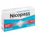 Nicopass 96 Pastilles 2,5 mg Réglisse Menthe Sans Sucre