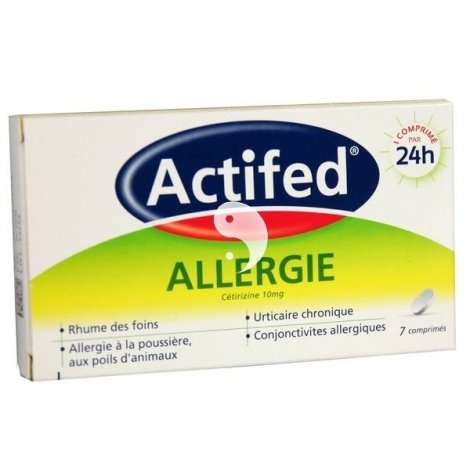 Actifed Allergie 7 Comprimés pas cher, discount