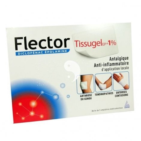 Verloren Verwaarlozing Uitgaan van Flector Tissugel 1% Antalgique, Anti-inflammatoire d'Application Locale 5  Emplâtres