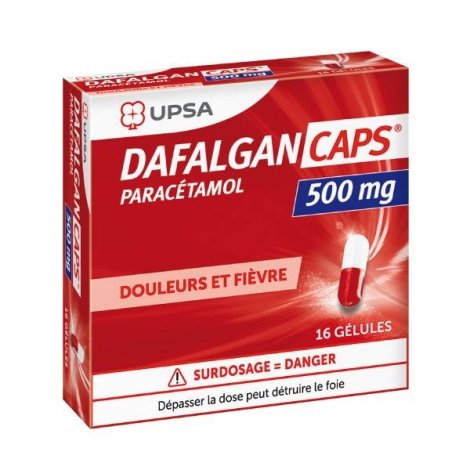 Dafalgan Caps 500mg 16 gélules pas cher, discount