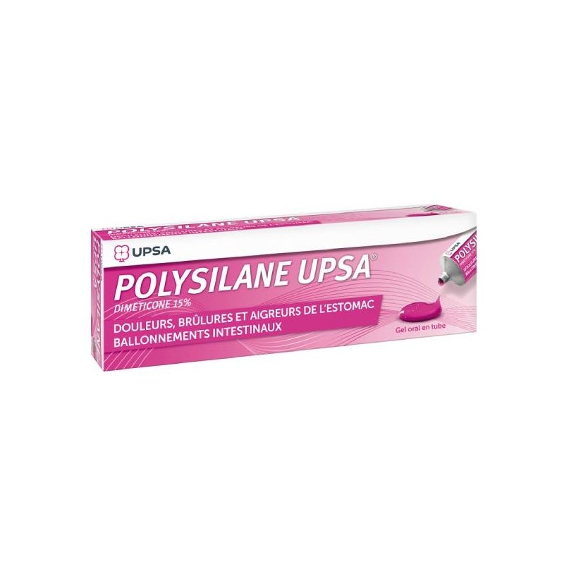 Polysilane Dimeticone 15 Douleurs Brulures Estomac Gel Oral Tube 170g