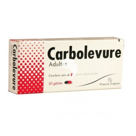 Carbolevure Adultes Digestion Difficile 30 Gélules pas cher, discount