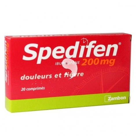 Spedifen Ibuprofène 200 mg Douleurs et Fièvre boîte de 20 Comprimés pas cher, discount