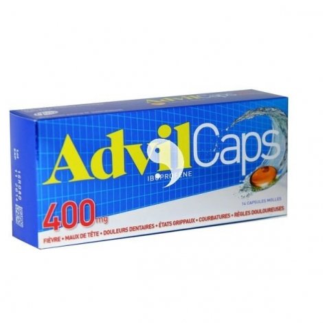 AdvilCaps 400 mg 14 Capsules molles pas cher, discount