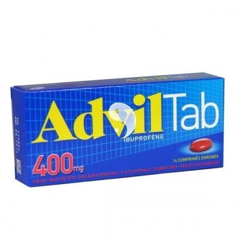 Advil 400 mg 14 Comprimés enrobés pas cher, discount