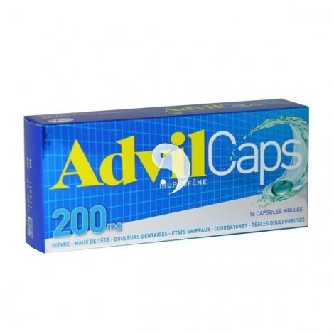 AdvilCaps 200 mg 16 Capsules molles pas cher, discount