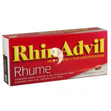 RhinAdvil 20 Comprimés enrobés pas cher, discount
