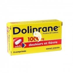 Doliprane 1000 mg Douleurs et Fièvre 8 Comprimés 