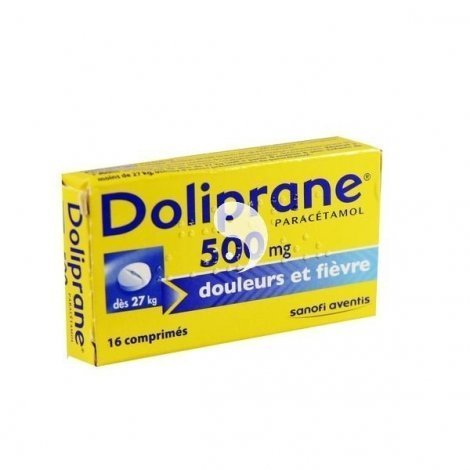 Doliprane 500 mg Douleurs et Fièvre 16 Comprimés  pas cher, discount