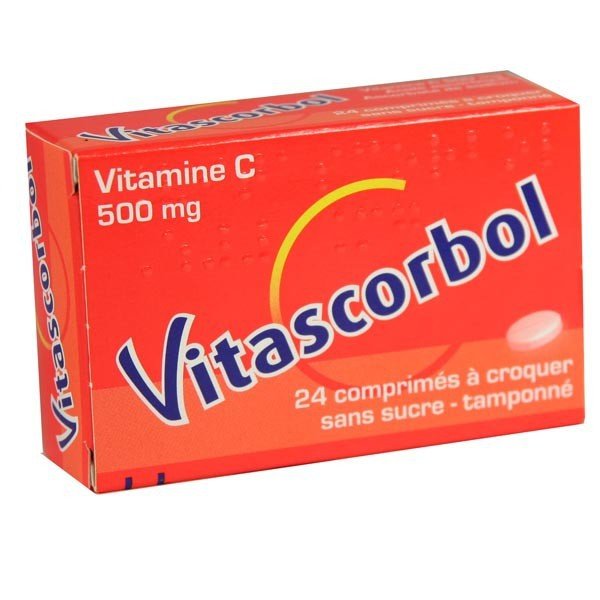 Vitascorbol Vitamine C 500 Mg 24 Comprimes A Croquer Vitascorbol Vitamine C 500 Mg 24 Comprimes A Croquer