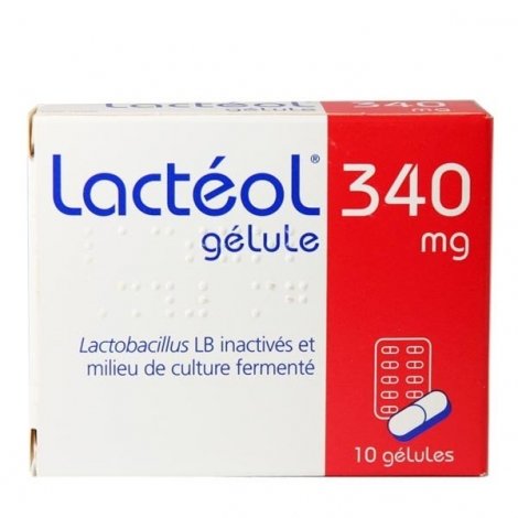 Lactéol 340 mg 10 gélules pas cher, discount