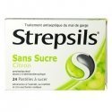 Strepsils Citron Sans Sucre 24 Pastilles à sucer