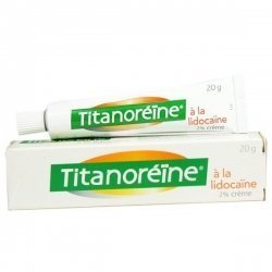 Titanoréine Lidocaïne 2% crème 20g