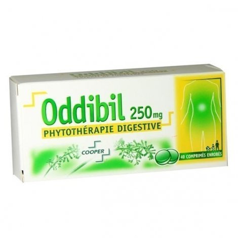 Oddibil Digestion 250 mg 40 comprimés enrobés pas cher, discount