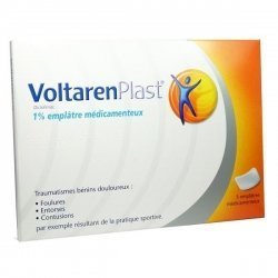 VoltarenPlast 1% 5 Emplâtres Médicamenteux