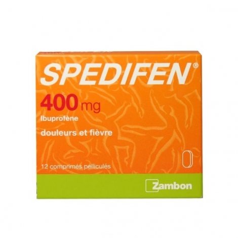Spedifen Ibuprofène 400 mg douleurs et Fièvre 12 Comprimés pas cher, discount