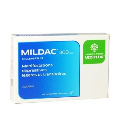 Mildac 300 mg Manifestations Dépressives Légères 40 Comprimés pas cher, discount