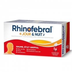 Rhinofebral Etat grippal Jour et Nuit 10 sachets