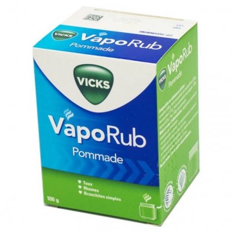 Vicks VapoRub Pommade Toux Rhumes Bronchites 100g pas cher, discount
