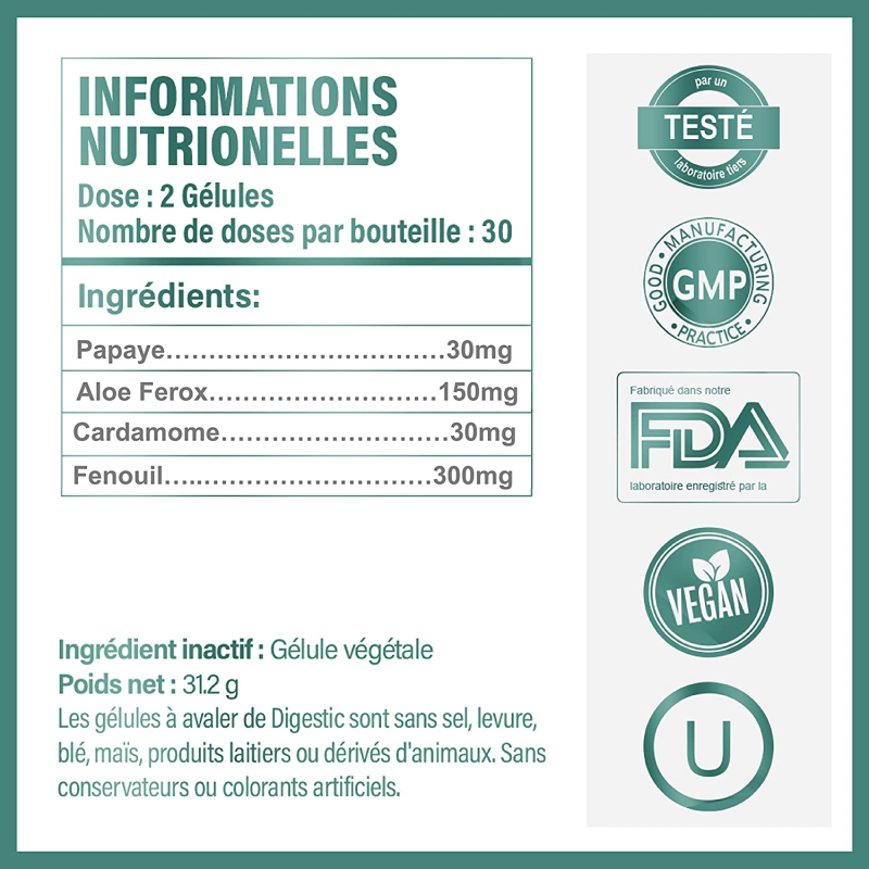 Laxatif Puissant contre la Constipation – Detox Foie Intestin – Compatible  Probiotiques – 60 comprimés 100% naturels fabriqués en France : :  Hygiène et Santé