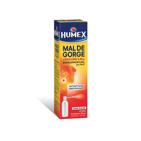 Humex Mal de Gorge Collutoire 35 ml pas cher, discount