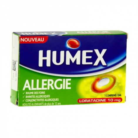 Humex Allergie 10 mg 7 Comprimés pas cher, discount