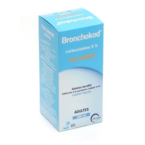 Bronchokod Toux Grasse Solution Buvable 250 ml pas cher, discount