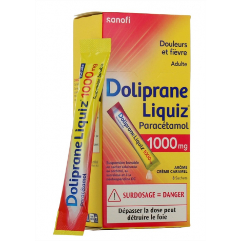Doliprane Liquiz 1000 mg pas cher, discount