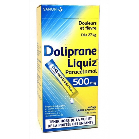 DolipraneLiquiz Paracétamol 500 mg pas cher, discount