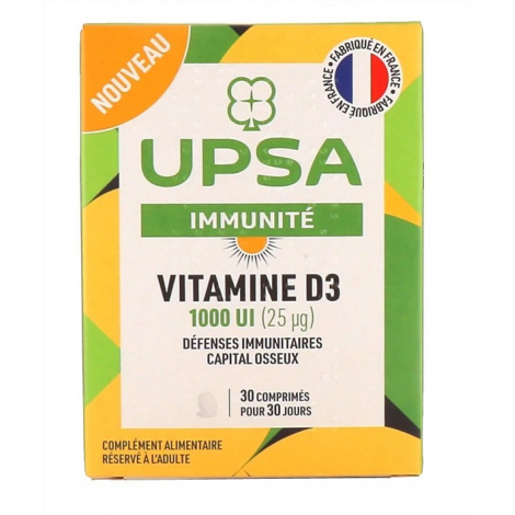 UPSA Vit D3 1000UI 30 cpr pas cher, discount