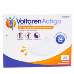 VoltarenActigo Diclofénac Sodique x7 Emplâtres Médicamenteux