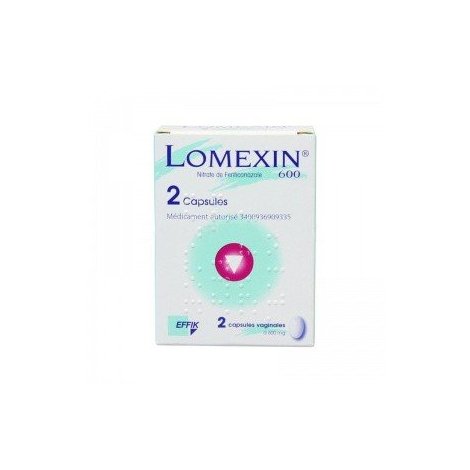 Lomexin 600 mg 2 Capsules Molles Vaginales pas cher, discount