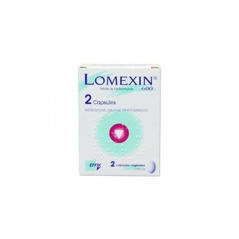 Lomexin 600 mg 2 Capsules Molles Vaginales