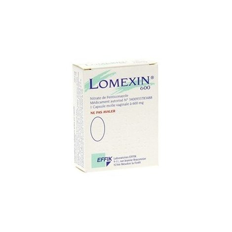 Lomexin 600 mg 1 Capsule Molle Vaginale pas cher, discount