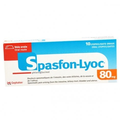 Spasfon-Lyoc 80 mg 10 Lyophilisat Oraux pas cher, discount